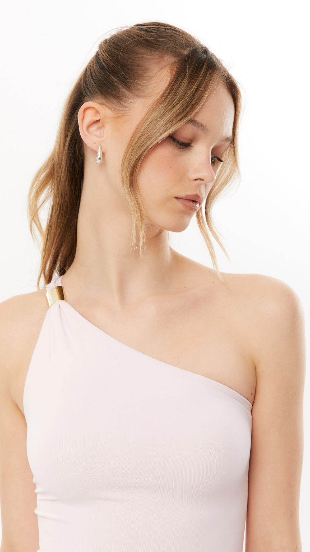 Rose One-Shoulder Bodysuit